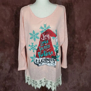 Daisy Rae Christmas Lace Sweater